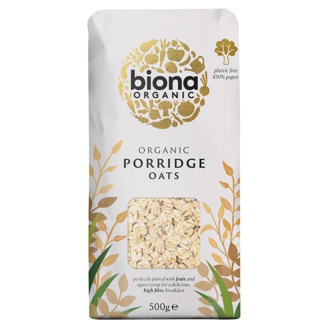 Biona Porridge Oats Organic   500g