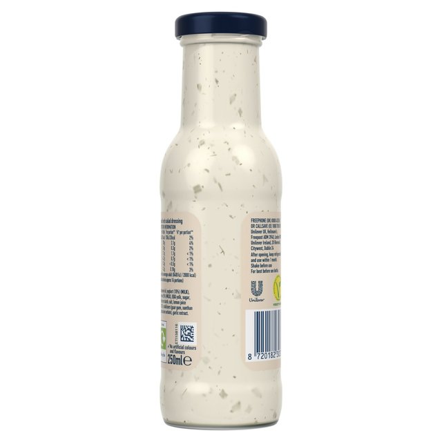 Hellmann's Garlic & Herb Salad Dressing & Dip   250ml