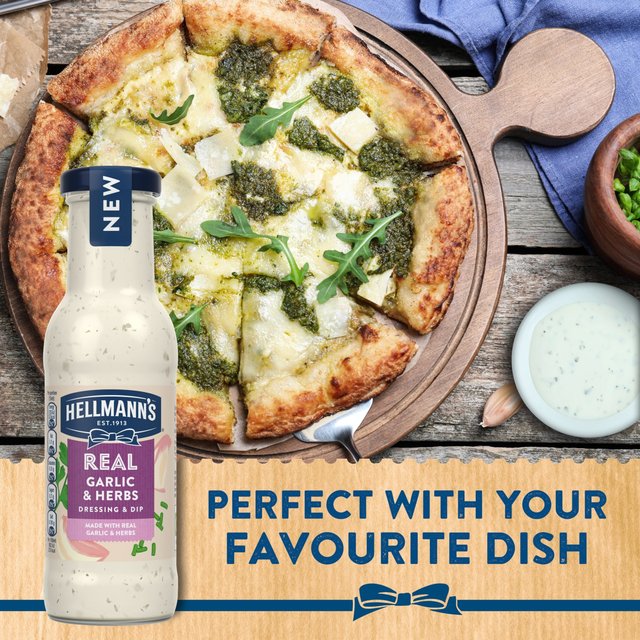 Hellmann's Garlic & Herb Salad Dressing & Dip   250ml