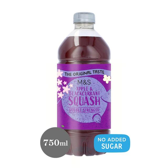 M&S Apple & Blackcurrant Squash   750ml