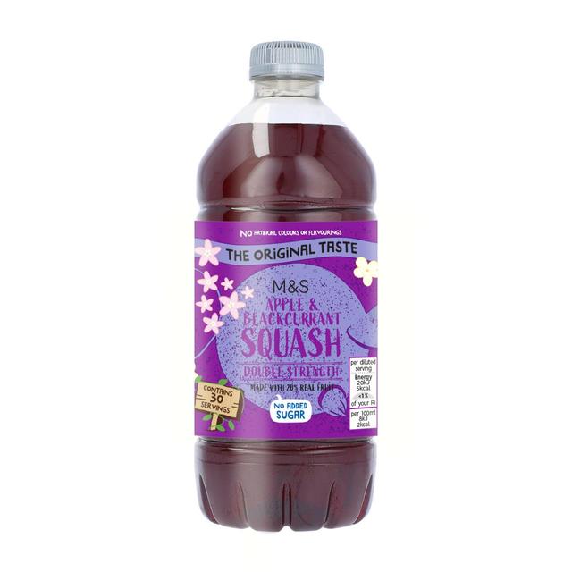 M&S Apple & Blackcurrant Squash   750ml GOODS M&S   