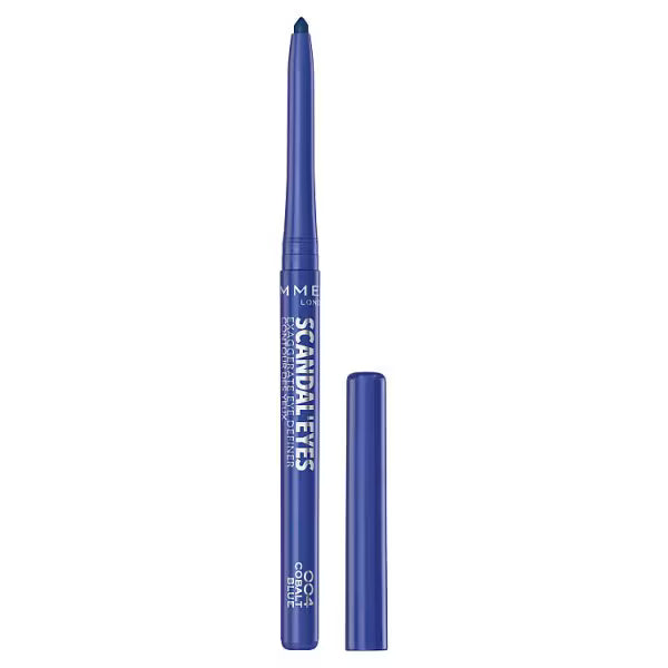 Rimmel Scandaleyes Waterproof Eye Definer 004 Cobalt Blue eyeliner, imported from the UK