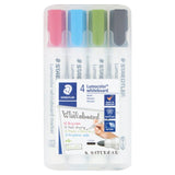 STAEDTLER Lumocolor whiteboard marker bullet tip 4pcs - trend colours GOODS M&S   