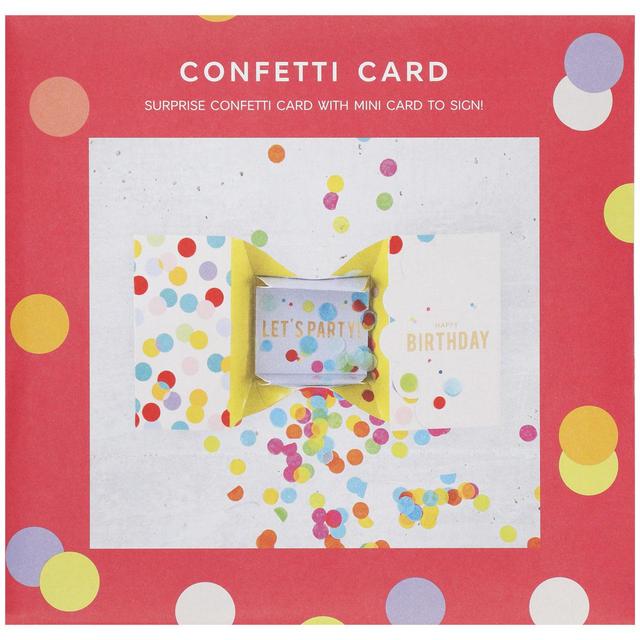 M&S Confetti Birthday Card GOODS M&S   