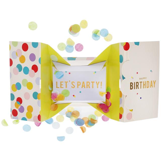 M&S Confetti Birthday Card GOODS M&S   