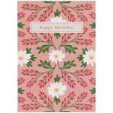 M&S Floral Pattern Birthday Card GOODS M&S   