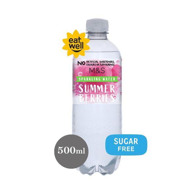 M&S Sparkling Summer Berries Water   500ml GOODS M&S   