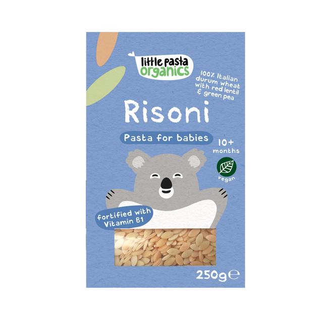 Little Pasta Organics Risoni Red Lentil & Pea Baby Pasta (Stage 3 / 10m+)   250g