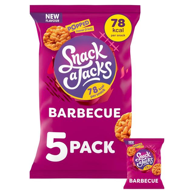 Snack a Jacks Sizzling Barbecue Multipack Rice Cakes   5 per pack GOODS M&S   