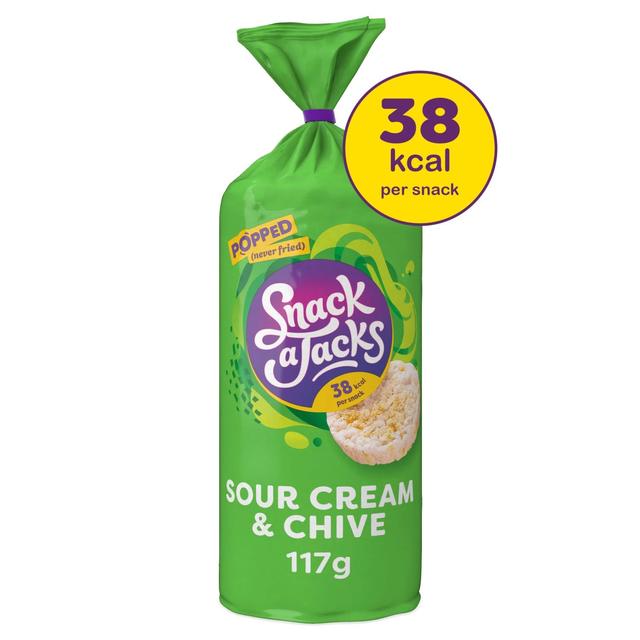 Snack a Jacks Sour Cream & Chive Sharing Rice Cakes   117g GOODS M&S   