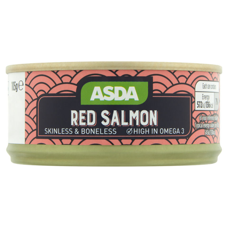 ASDA Skinless & Boneless Red Salmon Canned & Packaged Food ASDA   