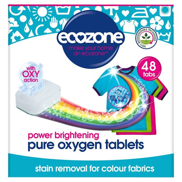 Ecozone Pure Oxygen Brightener Tablets   48 per pack GOODS M&S   