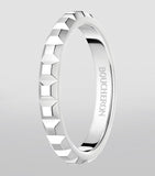 Boucheron Platinum Clou de Paris wedding band - British product