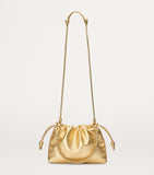 LOEWE medium metallic leather Flamenco purse, imported from the UK