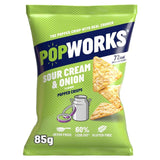 PopWorks Sour Cream & Onion Popped Crisps Sharing Bag   85g GOODS M&S   