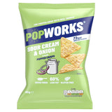 PopWorks Sour Cream & Onion Popped Crisps Sharing Bag   85g GOODS M&S   