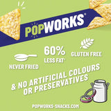 PopWorks Sour Cream & Onion Popped Crisps Sharing Bag   85g GOODS M&S   