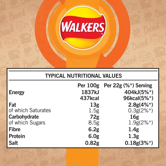 Walkers Baked Cheese & Jalapeno Multipack Snacks   6 per pack GOODS M&S   