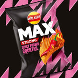 Walkers Max Strong Fiery Prawn Cocktail Sharing Bag Crisps   140g GOODS M&S   