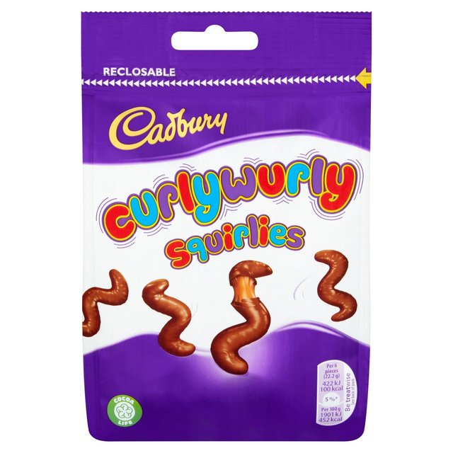 Cadbury Curly Wurly Squirlies Chocolate Bag   110g GOODS M&S   