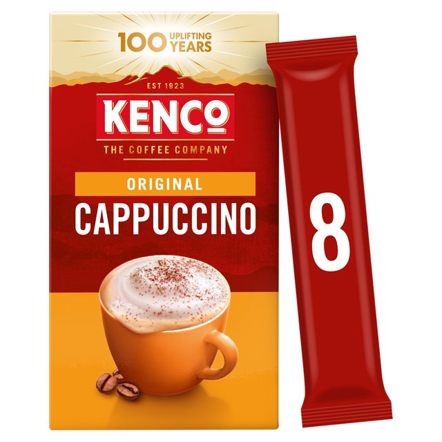 Kenco Cappuccino Instant Coffee Sachets   8 per pack GOODS M&S   