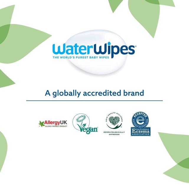 WaterWipes Sensitive Newborn Biodegradable Wipes - 1080 Wipes   18 x 60 per pack