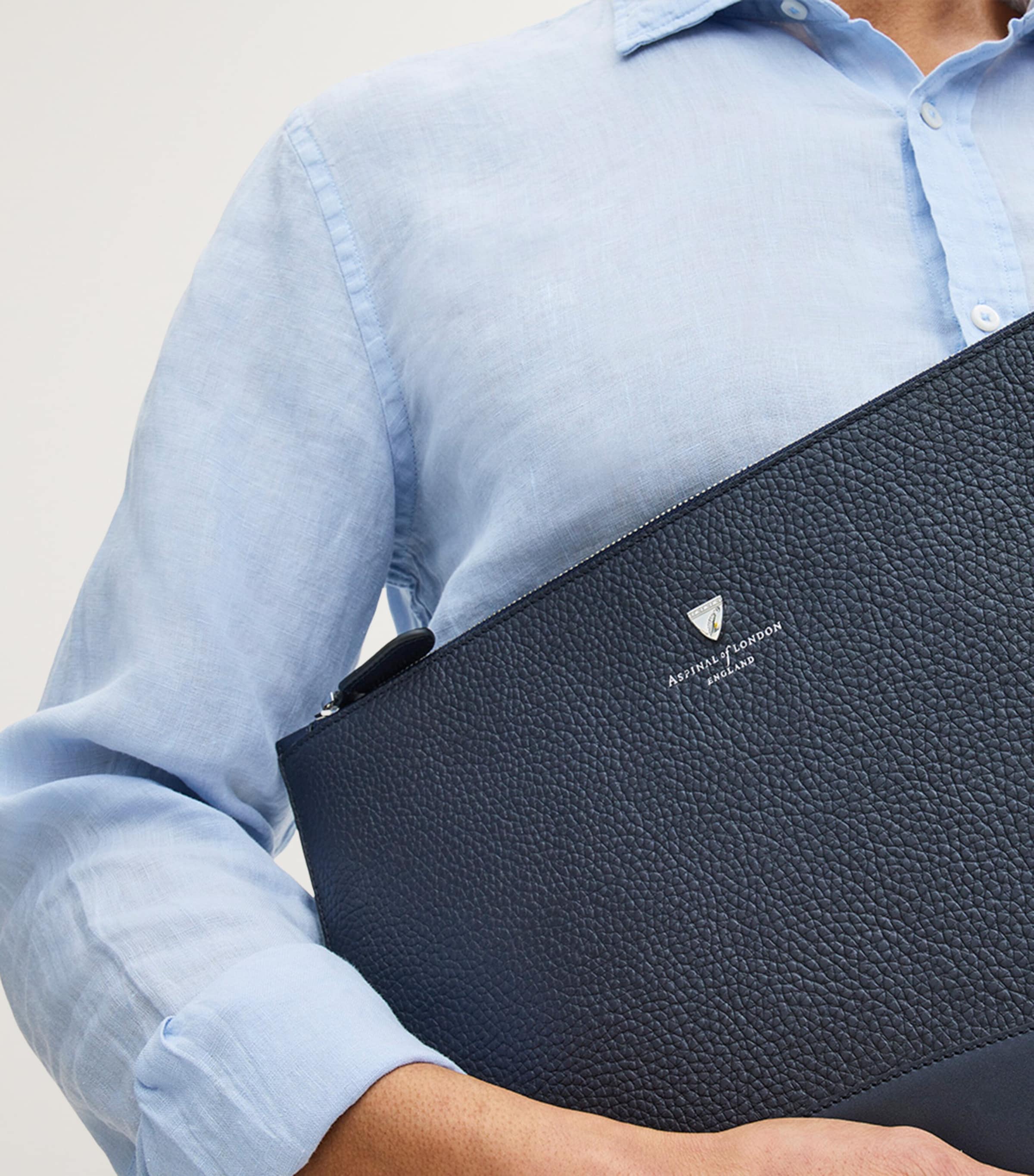 Aspinal of London leather Mount Street laptop case - British product