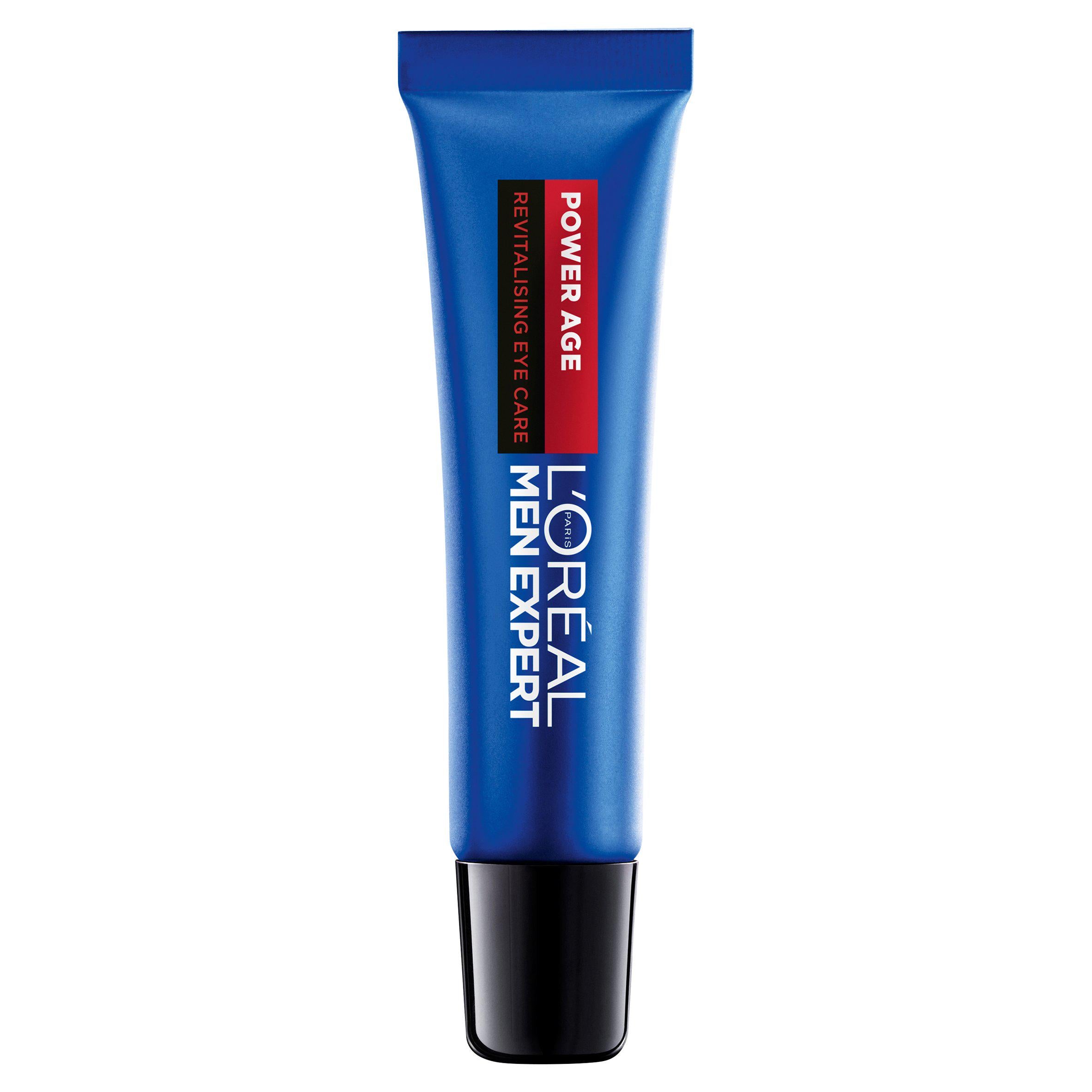 L'Oreal Men Expert Power Age Eye Cream with Hyaluronic Acid For Ageing Dry & Dull Skin 15ml GOODS Sainsburys   