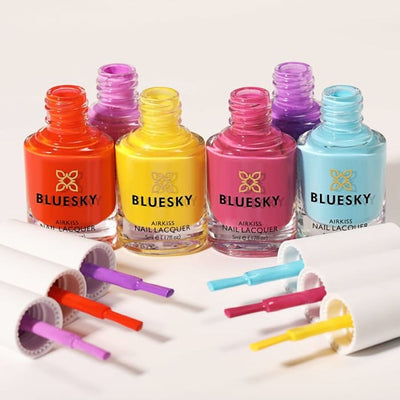 Bluesky Kinder Airkiss Set 6 bunte abziehbare Nagellacke