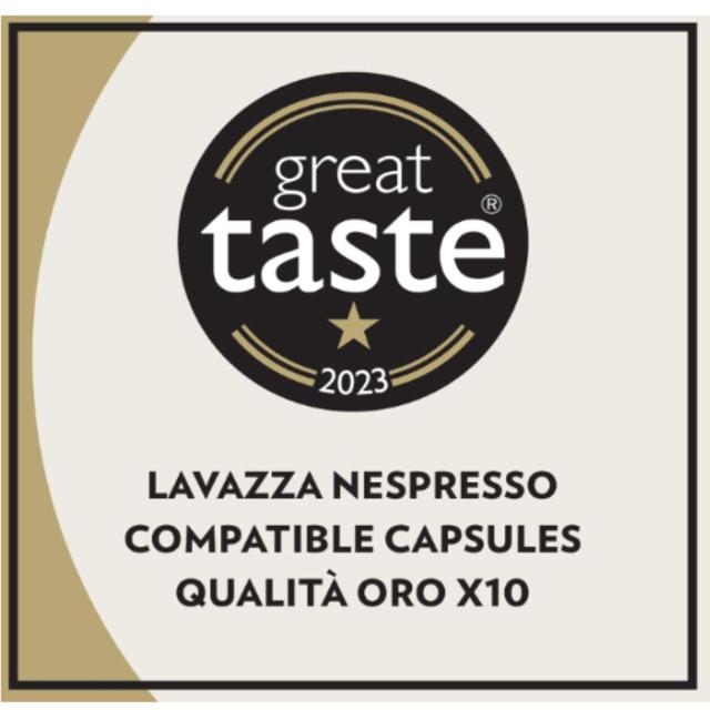 Lavazza Qualita Oro Aluminium Nespresso Compatible Capsules   10 per pack