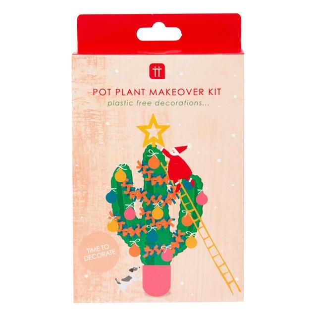 Christmas Plant Pot Decorating Kit GOODS M&S   