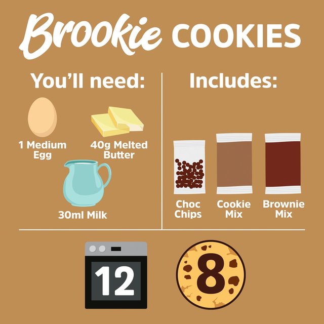 Dr. Oetker Brookie Cookie and Brownie Mix   390g