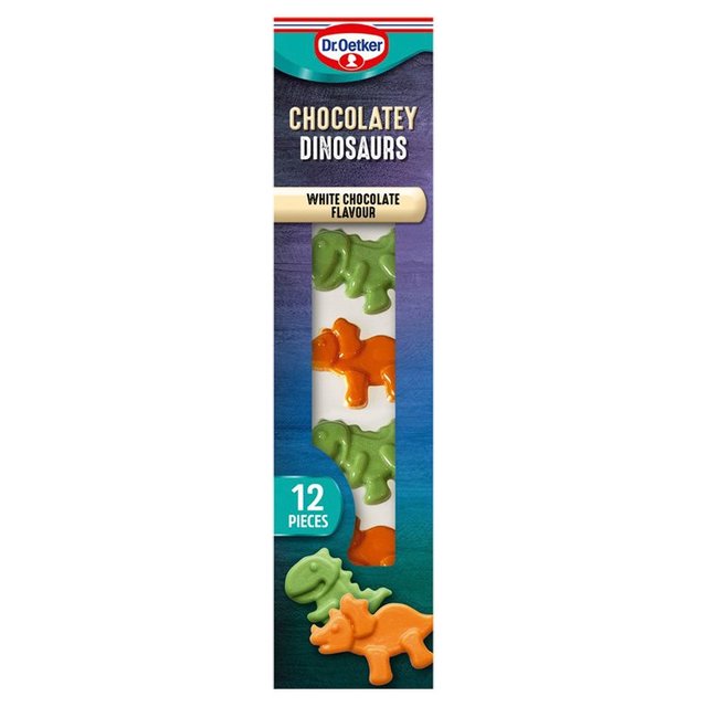 Dr. Oetker Chocolatey Dinosaurs White Chocolate Flavour   20g GOODS M&S   