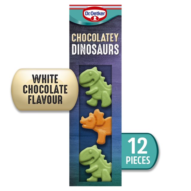 Dr. Oetker Chocolatey Dinosaurs White Chocolate Flavour   20g GOODS M&S   