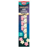 Dr. Oetker 36 Chocolate Flavour Mini Flowers Cake Decorations   13g GOODS M&S   