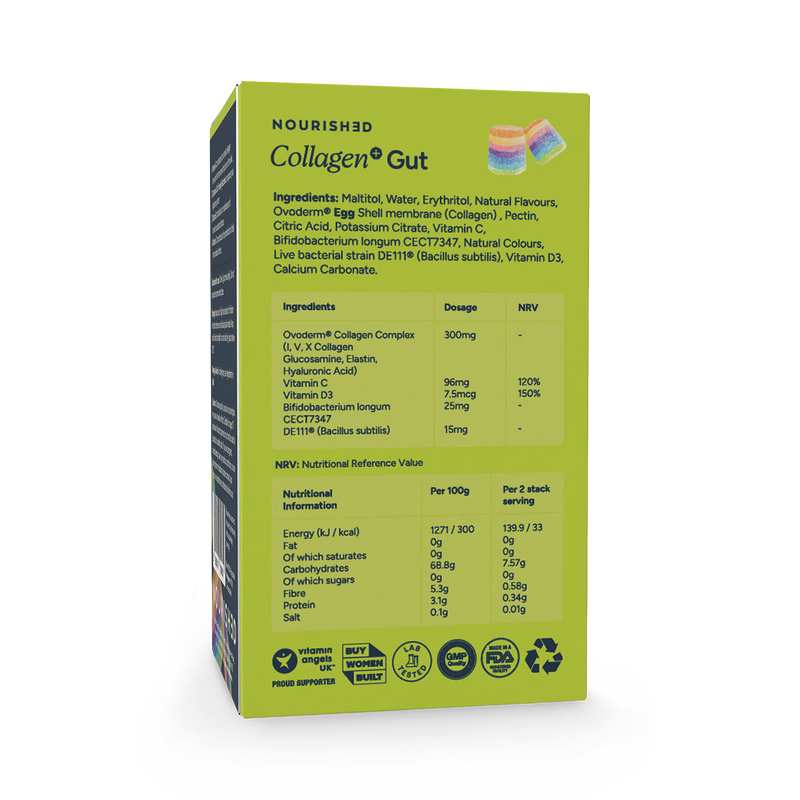 Collagen+ Gut gummies British Summer Berries 30 count (British brand)