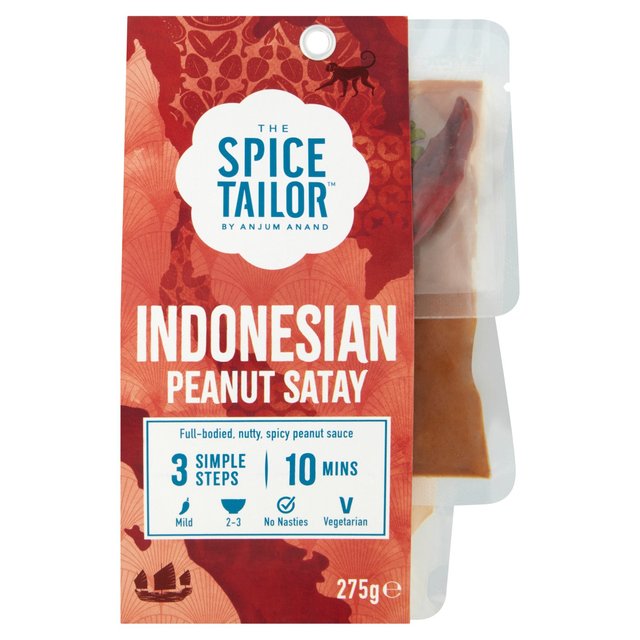 The Spice Tailor Indonesian Peanut Satay Curry Sauce Kit   275g