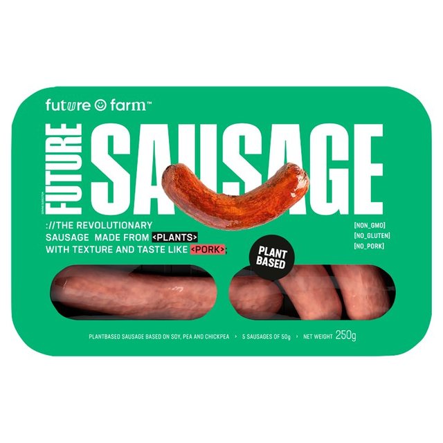 Future Farm Vegan Sausage   250g GOODS M&S   