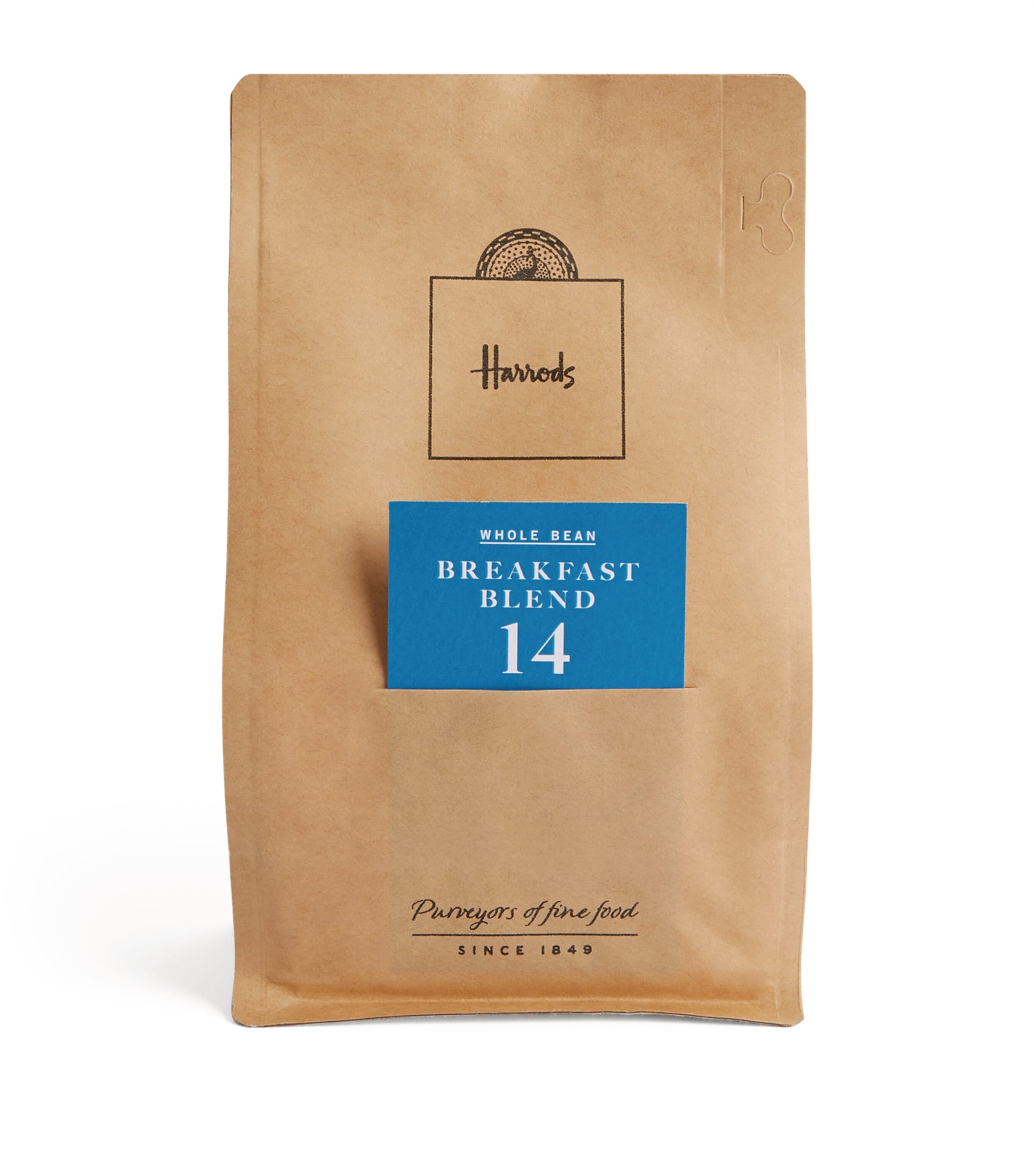 Harrods Breakfast Blend coffee beans 250g, UK version