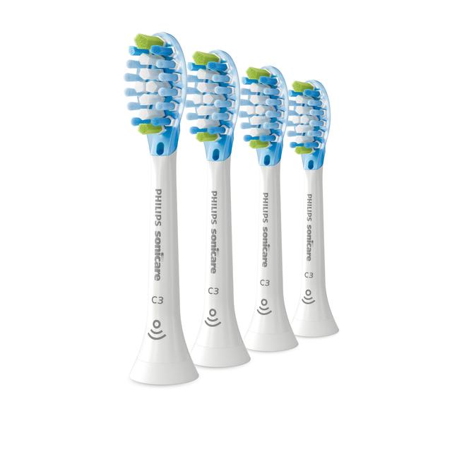 Philips Sonicare Brush Heads  Premium Plaque Defence RFID (White)   4 per pack