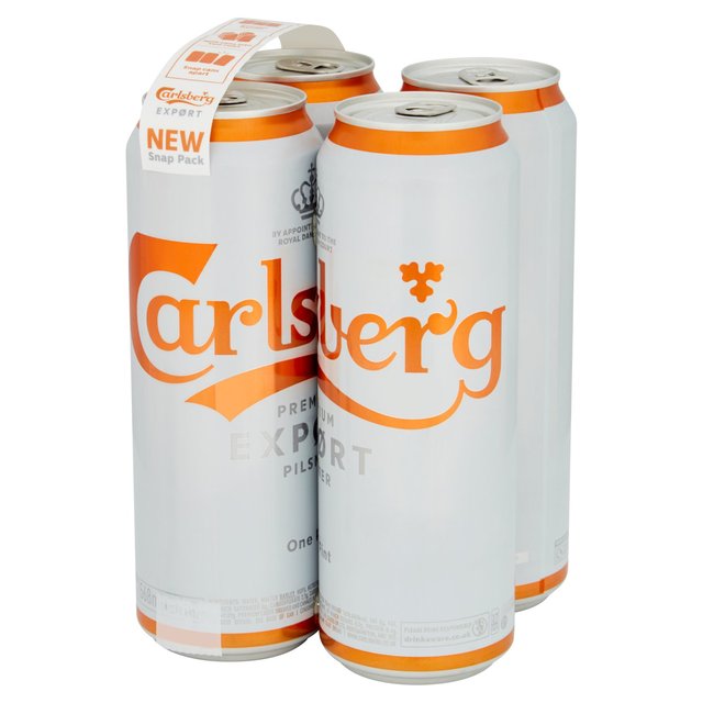 Carlsberg Export Lager Beer   4 x 568ml GOODS M&S   