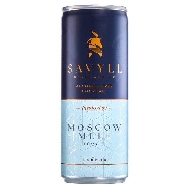 Savyll Alcohol Free Cocktail Ginger Moscow Mule Flavour   250ml GOODS M&S   