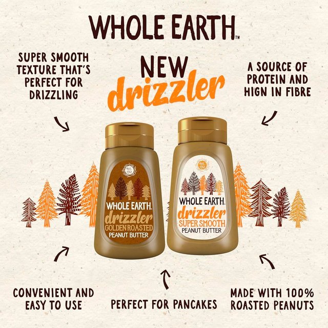 Whole Earth Drizzler Peanut Butter    320g GOODS M&S   