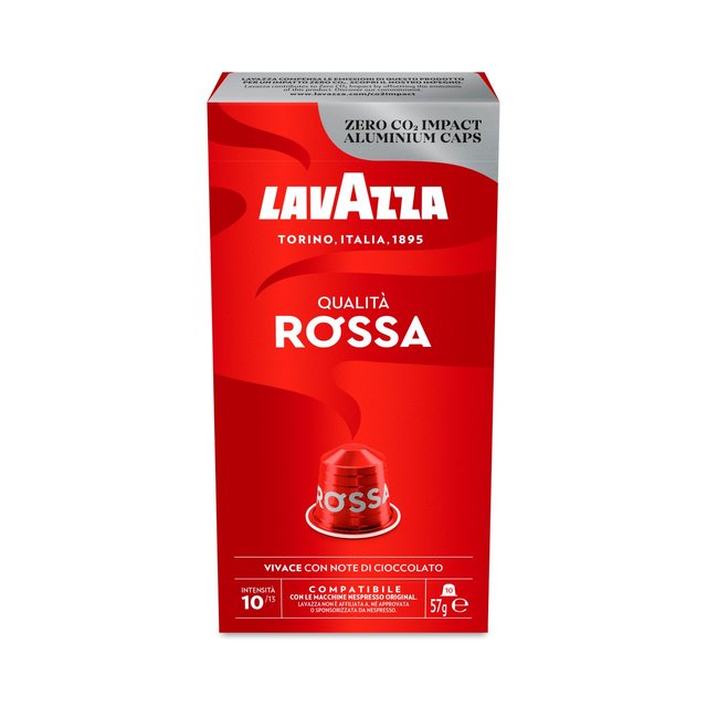 Lavazza Qualita Rossa Aluminium Nespresso Compatible Capsules   10 per pack GOODS M&S   