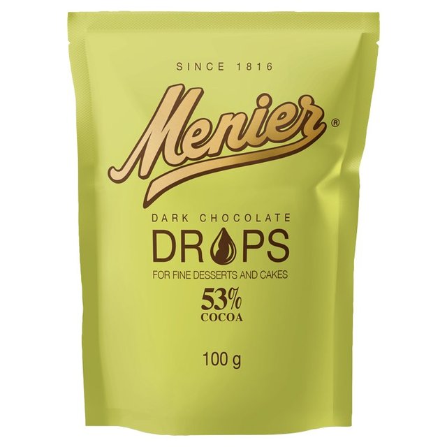 Menier Dark Chocolate Drops   100g GOODS M&S   