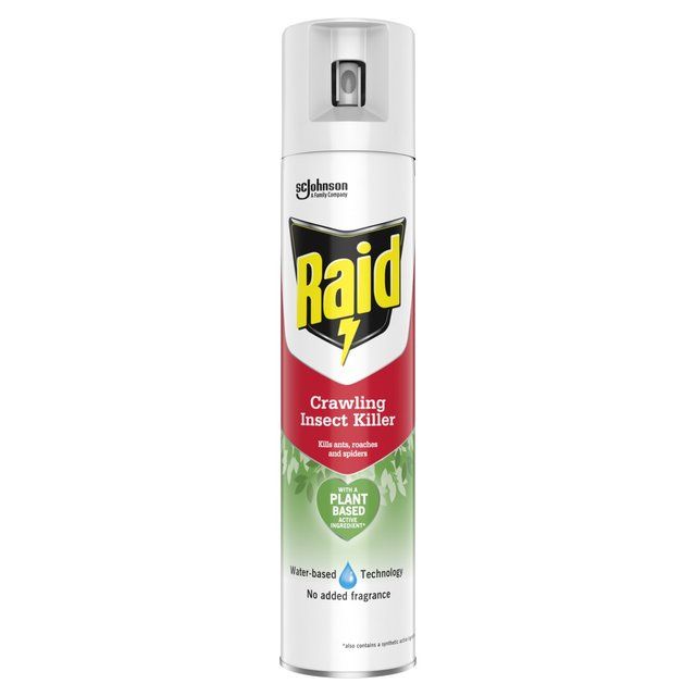 Raid Plant Based Crawling Insect Killer Aerosol Spray   300ml GOODS M&S   