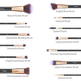 Livingandhome brush set with organiser and rose gold handles (British brand)