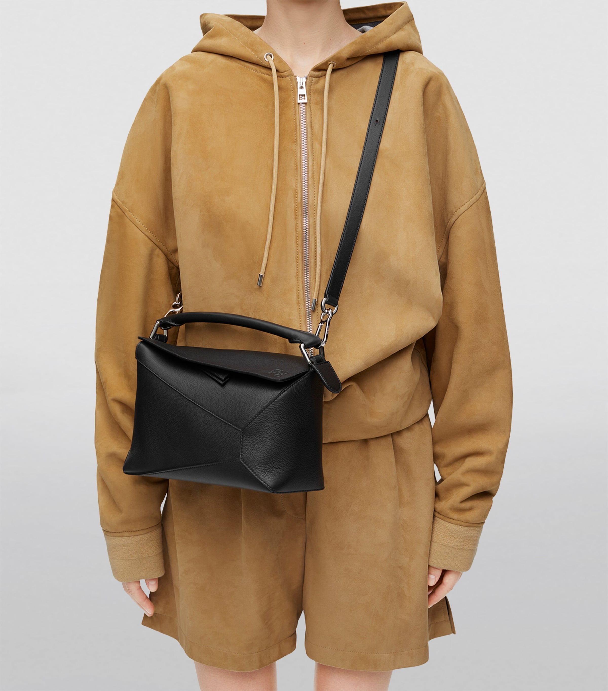 LOEWE Small Leather Puzzle Edge Top-Handle Bag (British brand)
