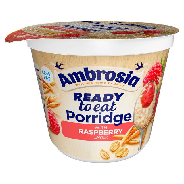 Ambrosia Ready To Eat Porridge with Raspberry Layer   210g GOODS M&S   