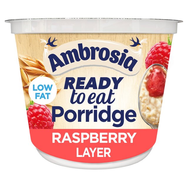 Ambrosia Ready To Eat Porridge with Raspberry Layer   210g GOODS M&S   